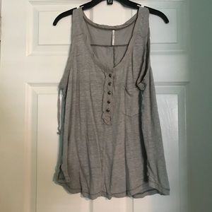 Free People Grey Tank